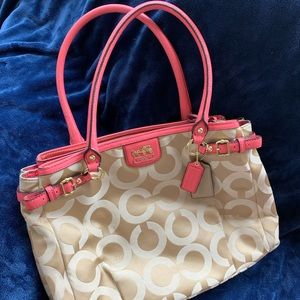 Authentic coach shoulder bag